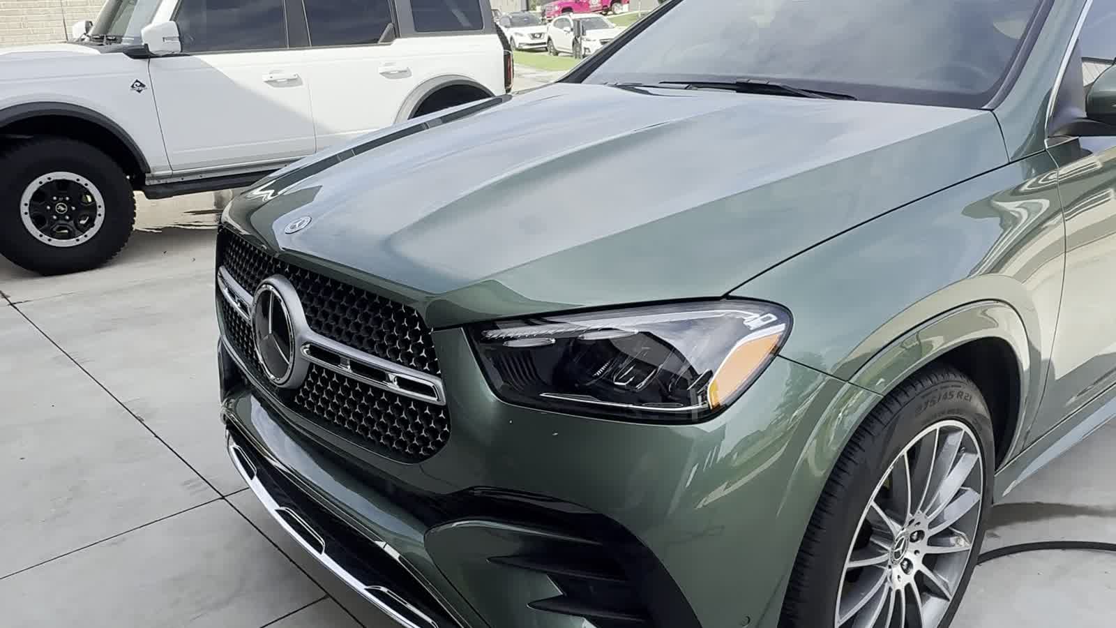 Mercedes GLE 450 parked in a client driveway after mobile detailing near Arcadia OK